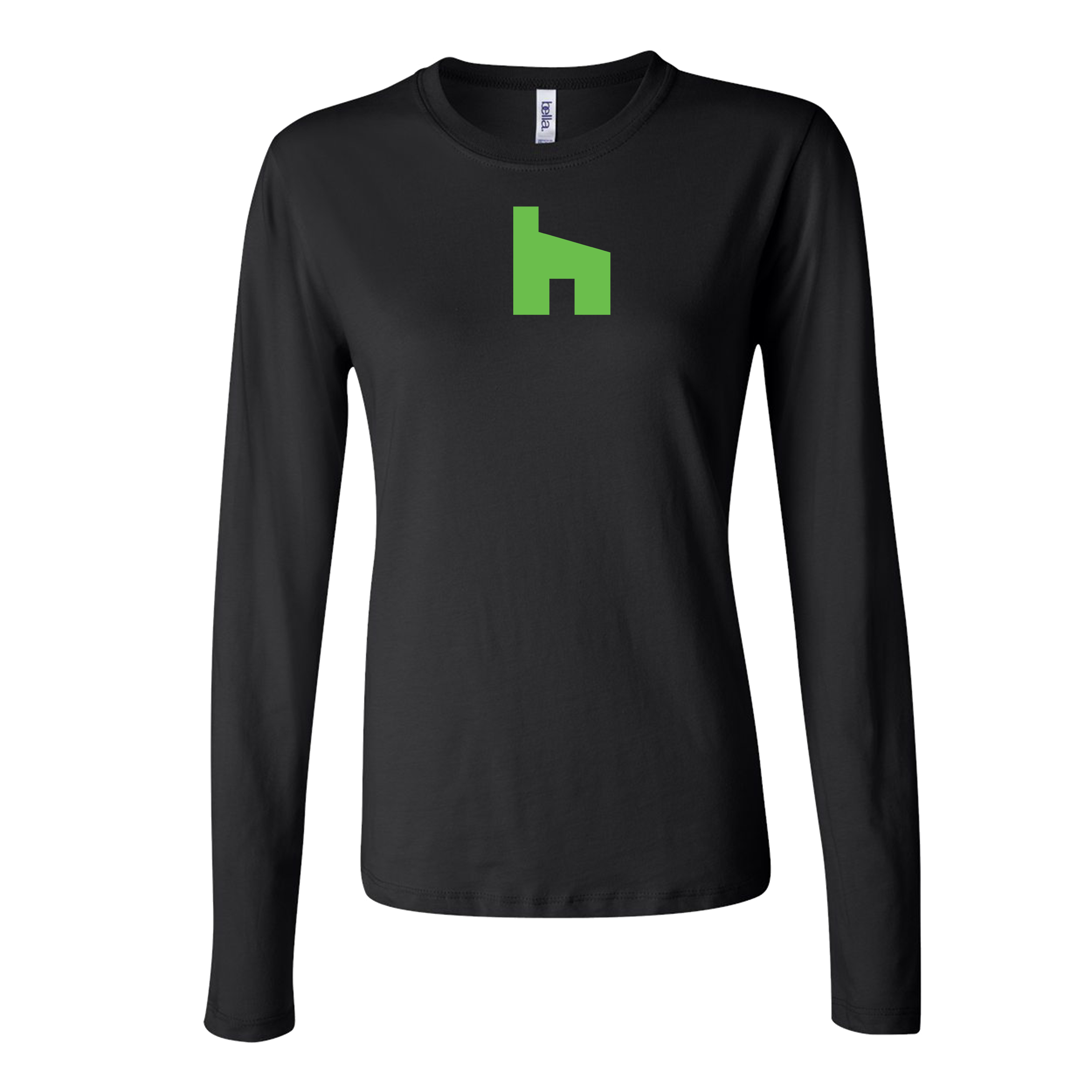 HG Center - Womens Cotton Long Sleeve (Center Chest)