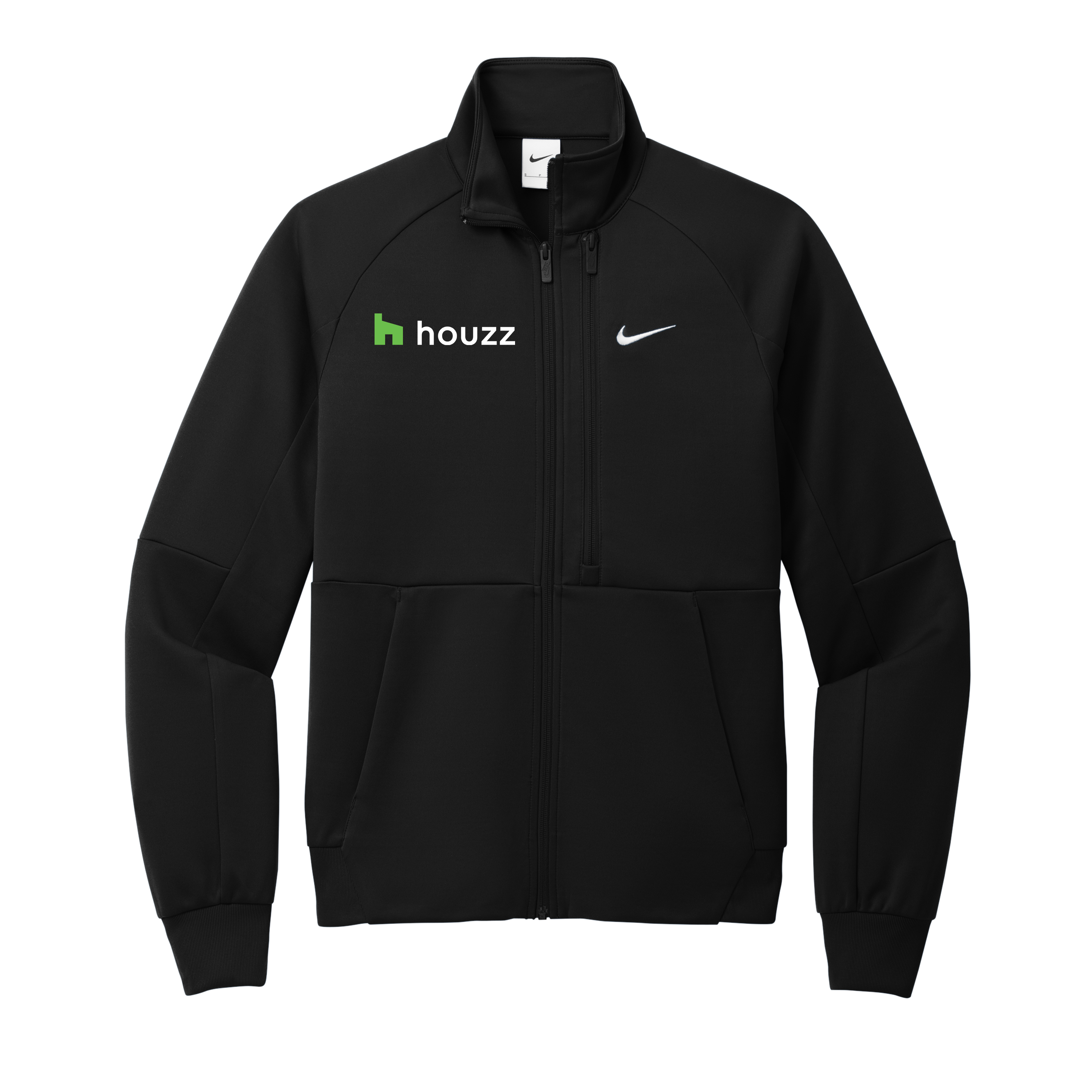 Houzz G Pocket - Nike Full Zip Chest Swoosh Jacket (Right Chest)