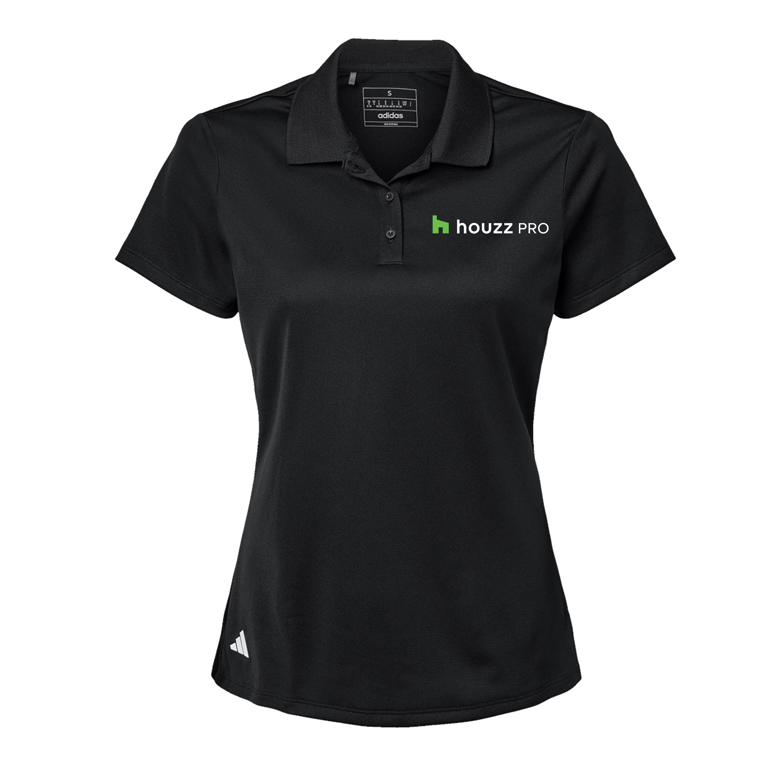 Houzz Pro G Pocket - Adidas Womens Polo (Left Chest)