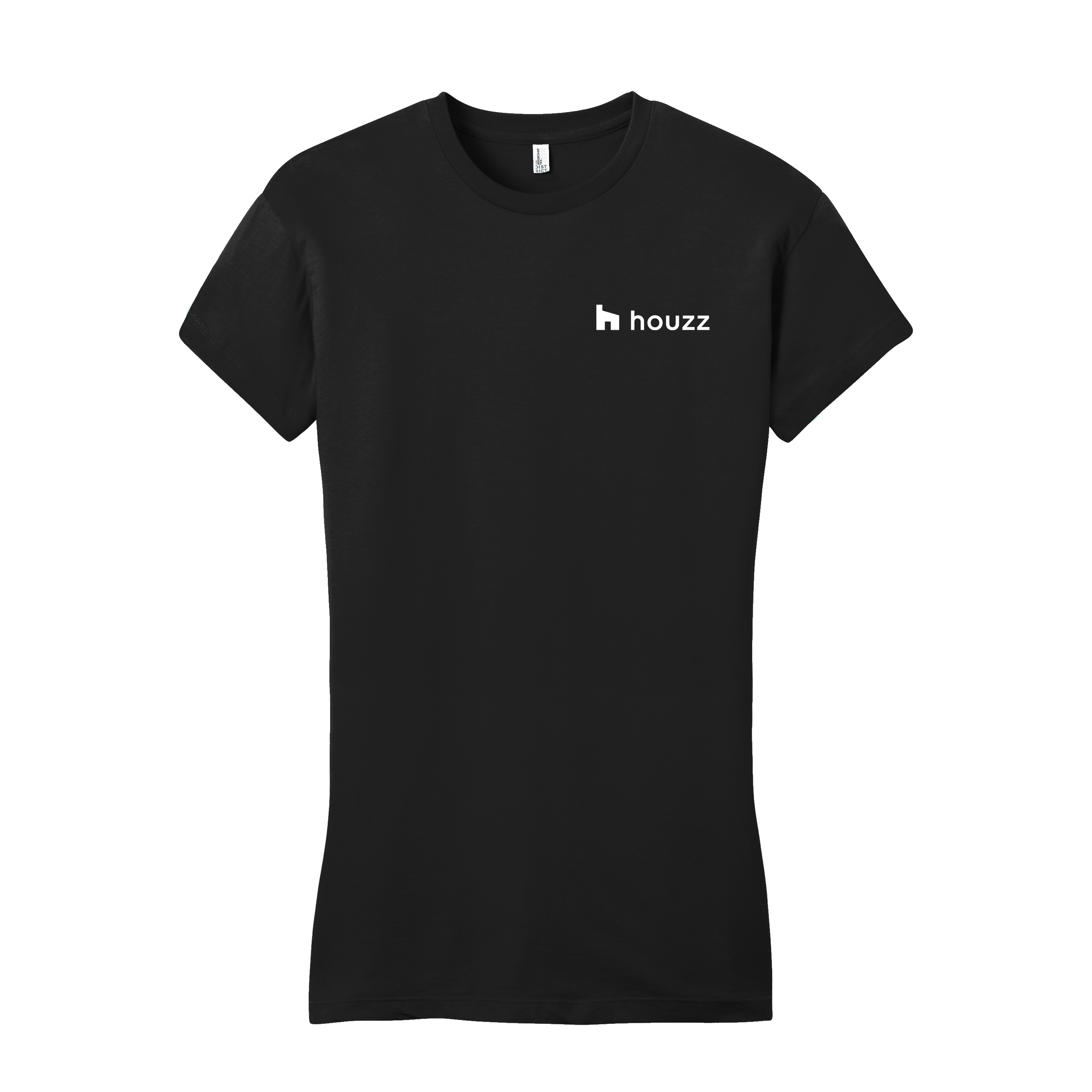 Houzz BW Pocket - Women's Select Cotton T-Shirt (Left Chest)
