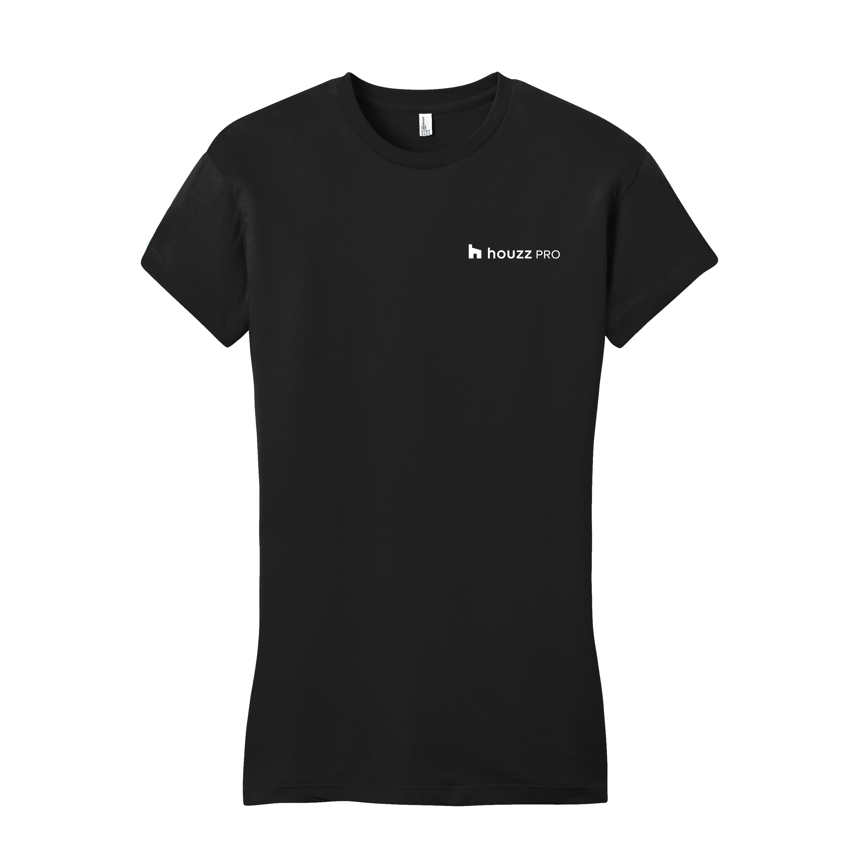 Houzz Pro BW Pocket - Women's Select Cotton T-Shirt (Left Chest)