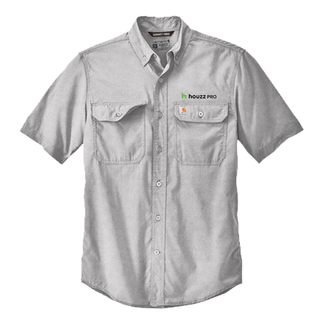 Houzz Pro G Pocket - Carhartt Force Solid Short Sleeve Shirt (Left Chest)