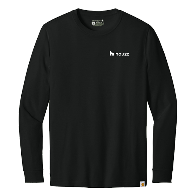 Houzz BW Pocket - Carhartt Long Sleeve T-Shirt (Left Chest)