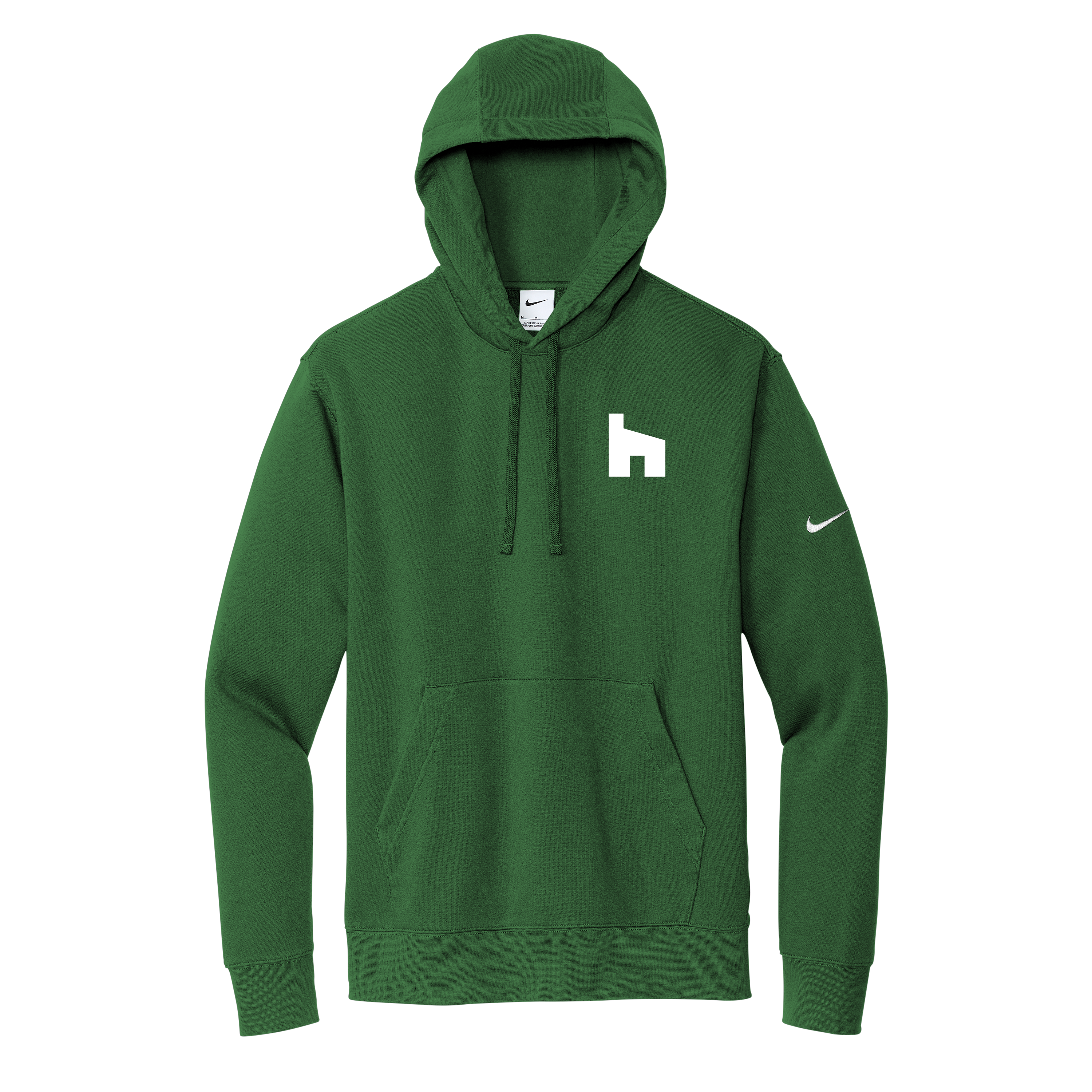 HWB Pocket - Nike Club Fleece Hoodie (Center Chest)