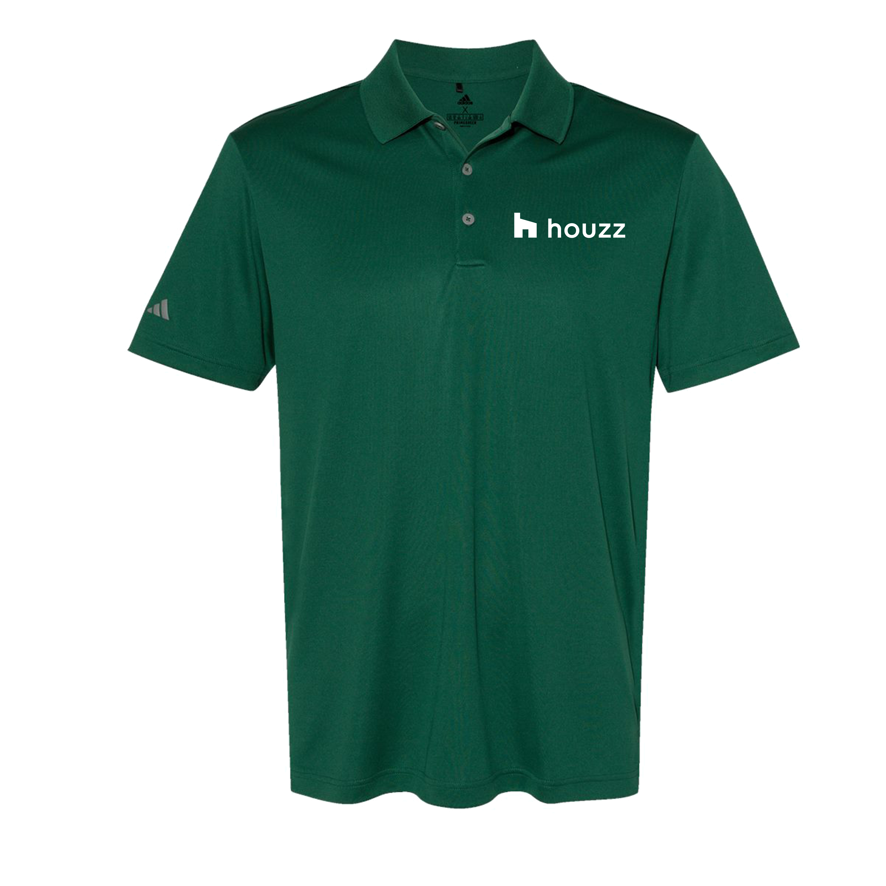 Houzz BW Pocket - Adidas Mens Polo (Left Chest)