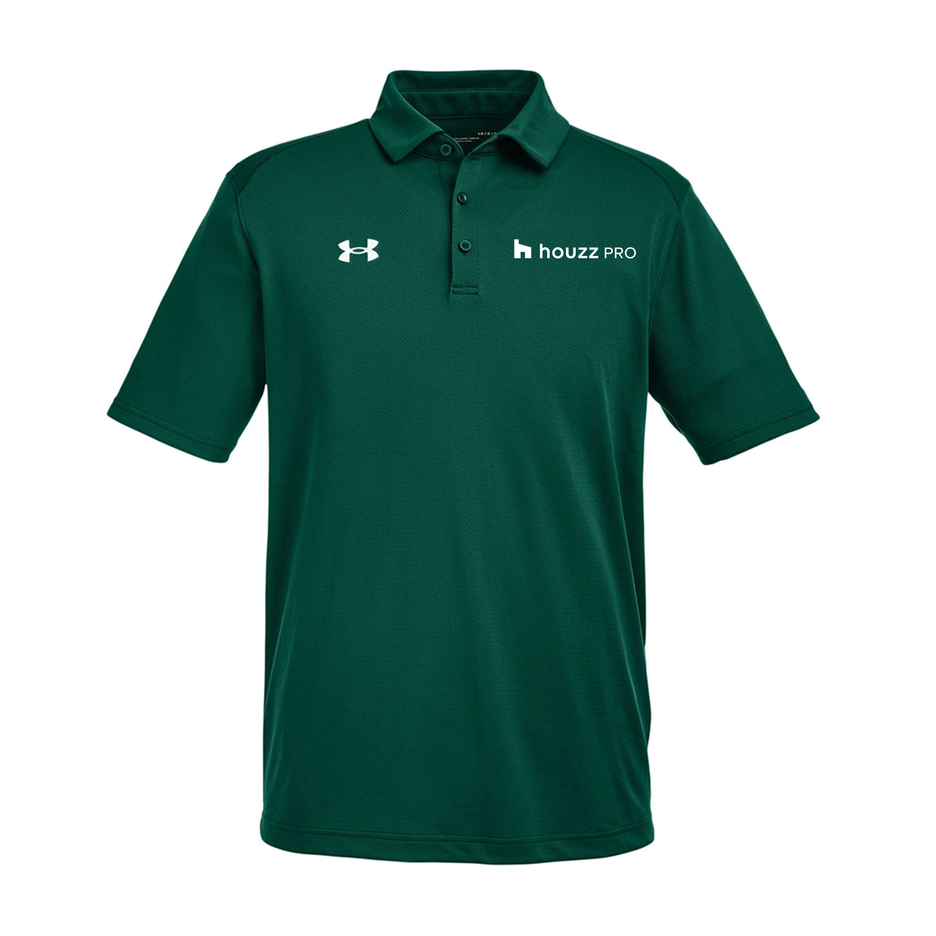 Houzz Pro BW Pocket - Under Armour Mens Tech Polo (Left Chest)
