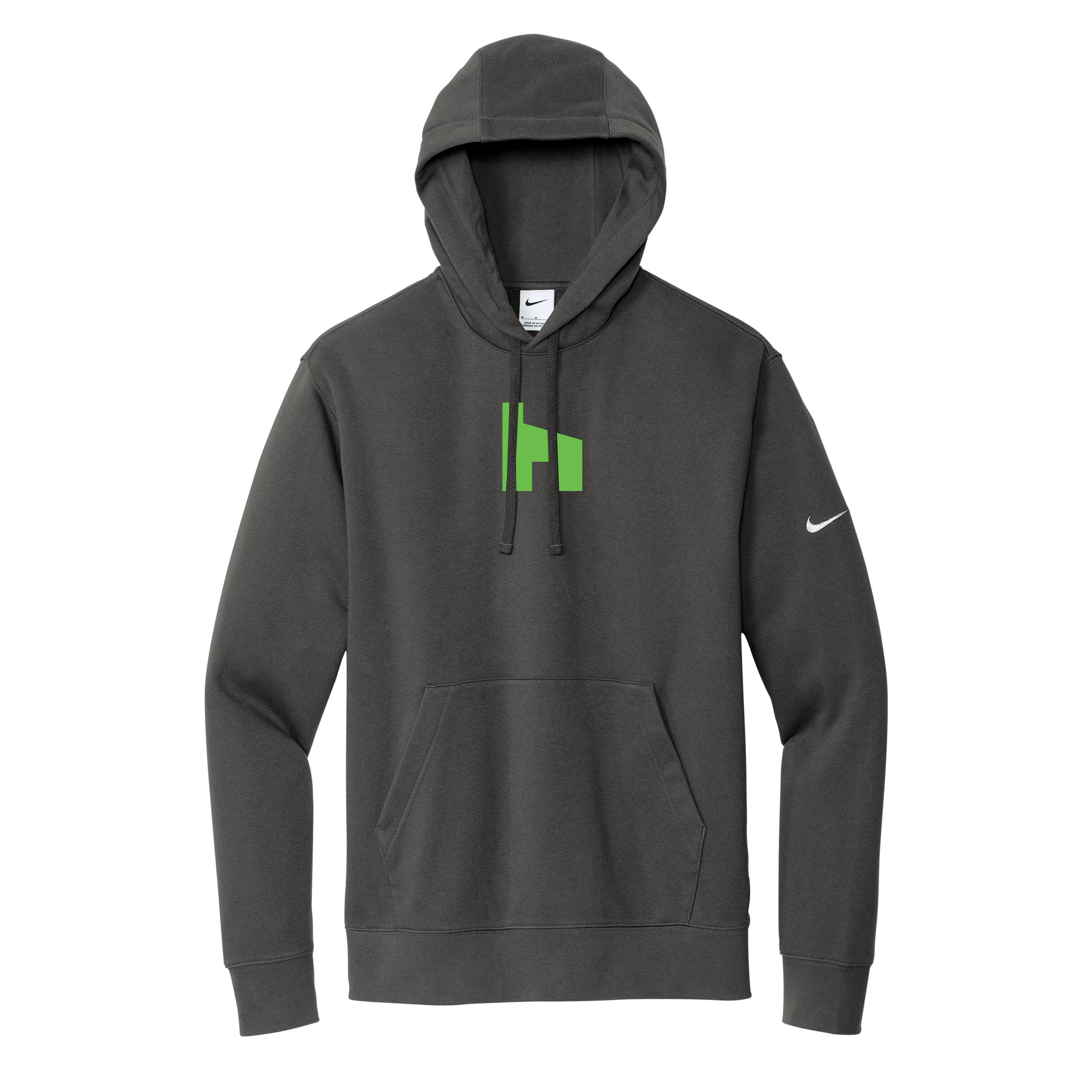 HG Center - Nike Club Fleece Hoodie (Center Chest)