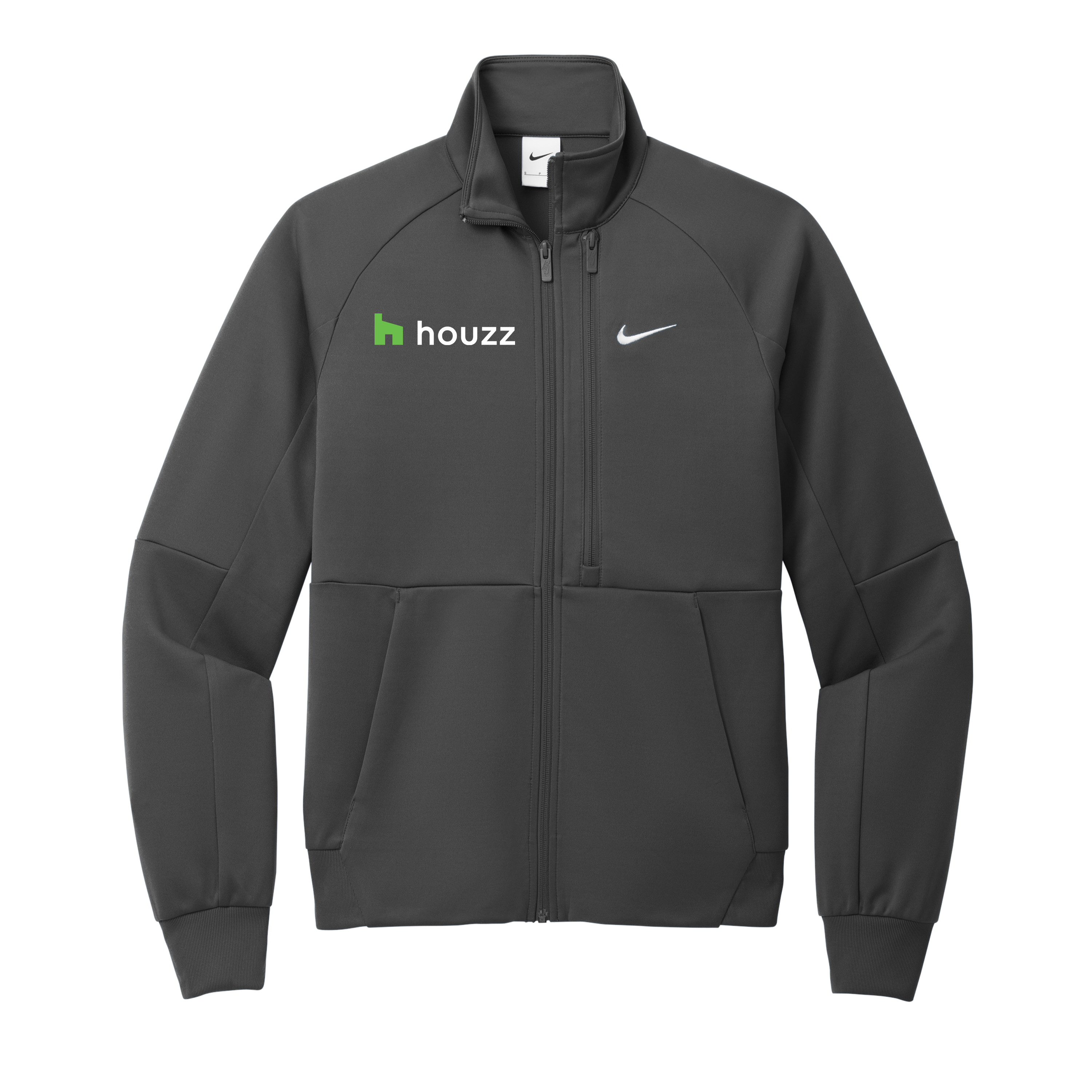 Houzz G Pocket - Nike Full Zip Chest Swoosh Jacket (Right Chest)