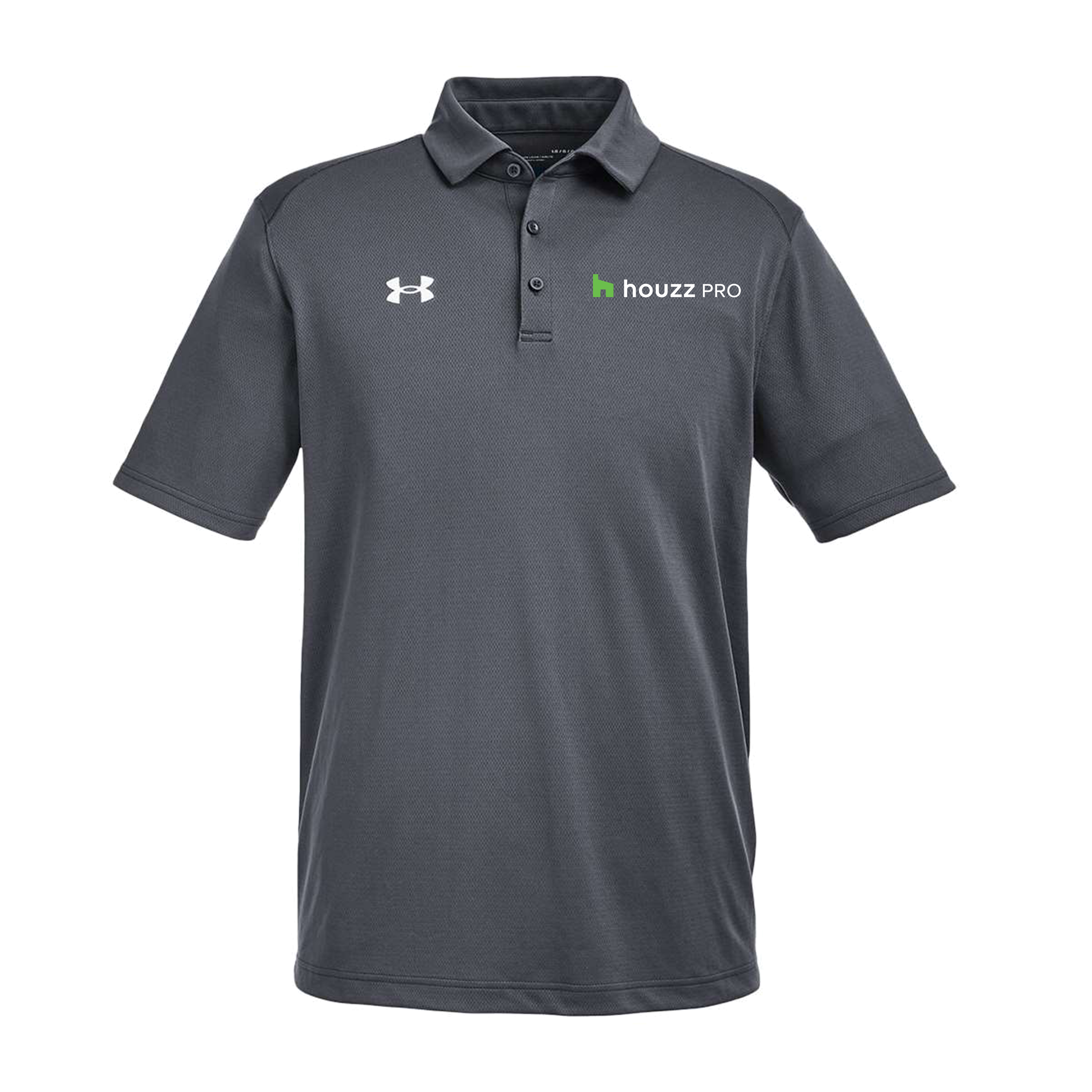 Houzz Pro G Pocket - Under Armour Mens Tech Polo (Left Chest)