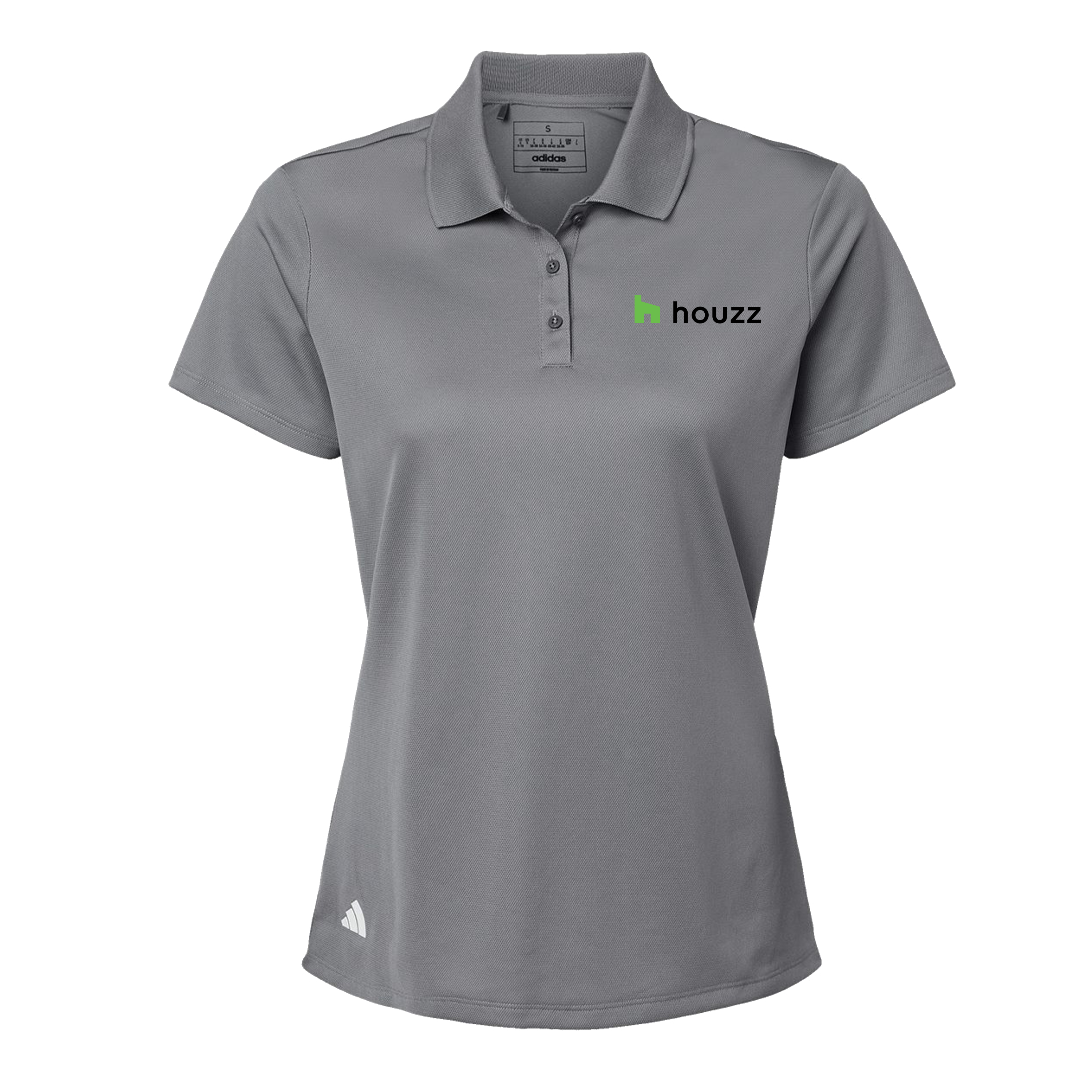 Houzz G Pocket - Adidas Womens Polo (Left Chest)