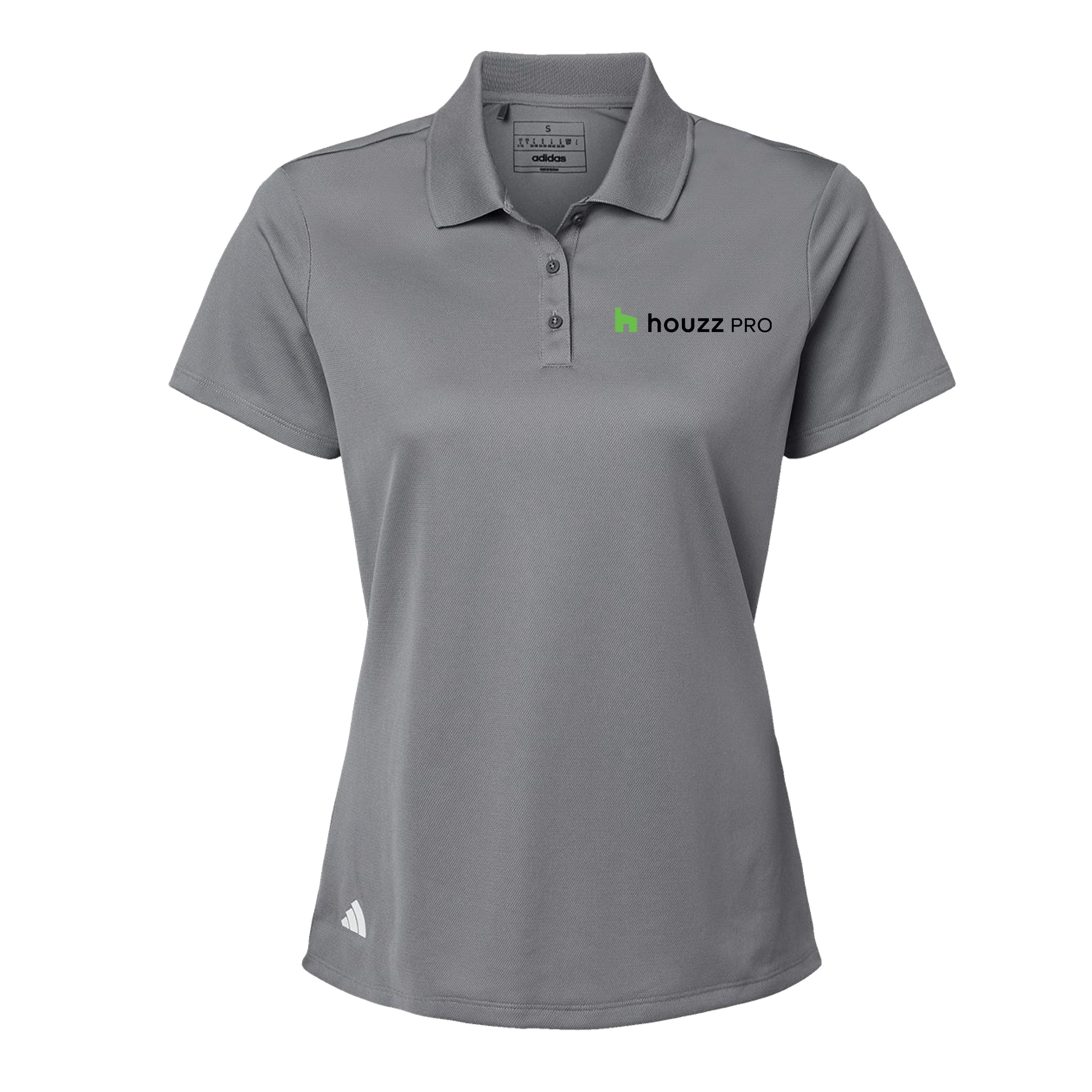 Houzz Pro G Pocket - Adidas Womens Polo (Left Chest)