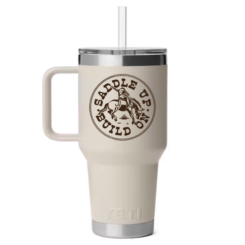 Houzz x NFR Lasso - YETI Rambler 35 oz Straw Mug