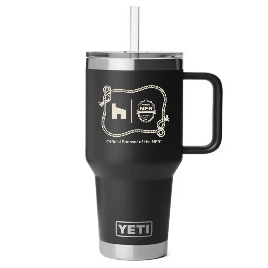 Houzz x NFR Saddle Badge - YETI Rambler 35 oz Straw Mug