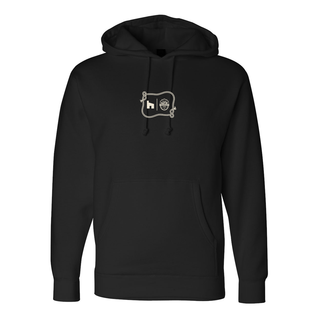 Houzz x NFR Lasso Saddle Up Round - Independent Hooded Pullover Sweatshirt