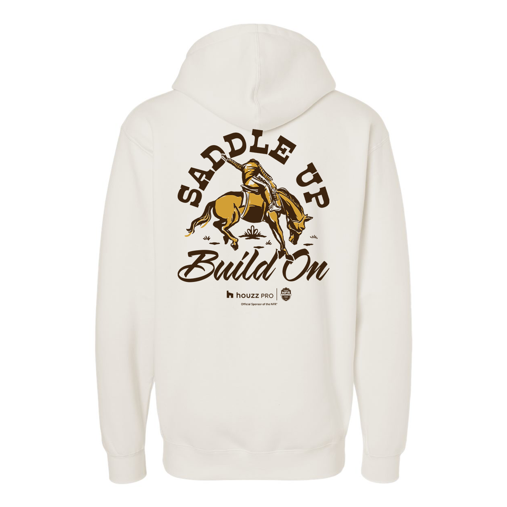 Houzz x NFR Lasso Saddle Up - Independent Hooded Pullover Sweatshirt