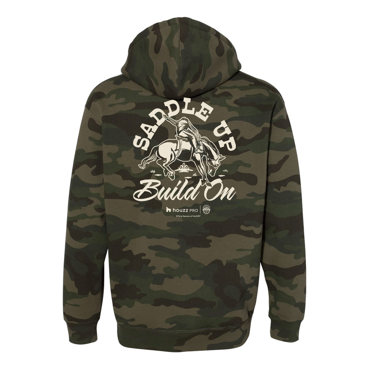 Houzz x NFR Lasso Saddle Up - Independent Hooded Pullover Sweatshirt