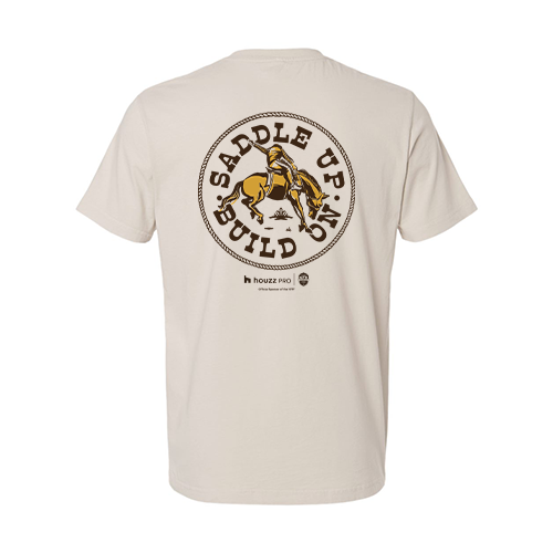 Houzz x NFR Lasso Saddle Up Round - Premium Short Sleeve Tee