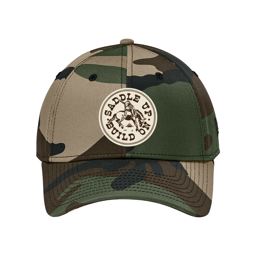 Houzz x NFR Saddle Badge Round - New Era Structured Stretch Cotton Cap