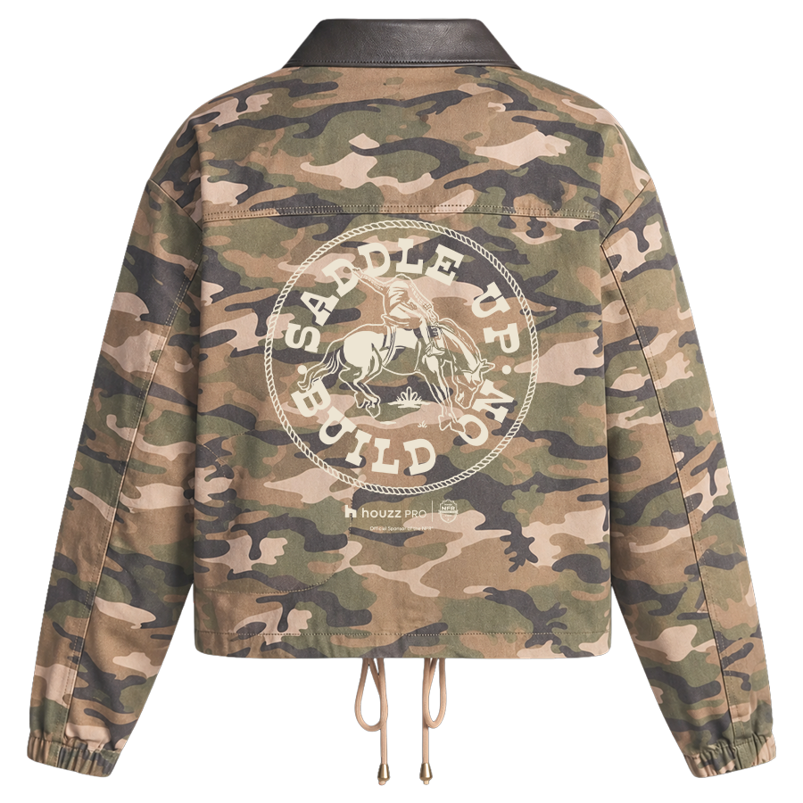 Houzz x NFR Saddle Up Round - Womens Cotton Twill Barn Jacket