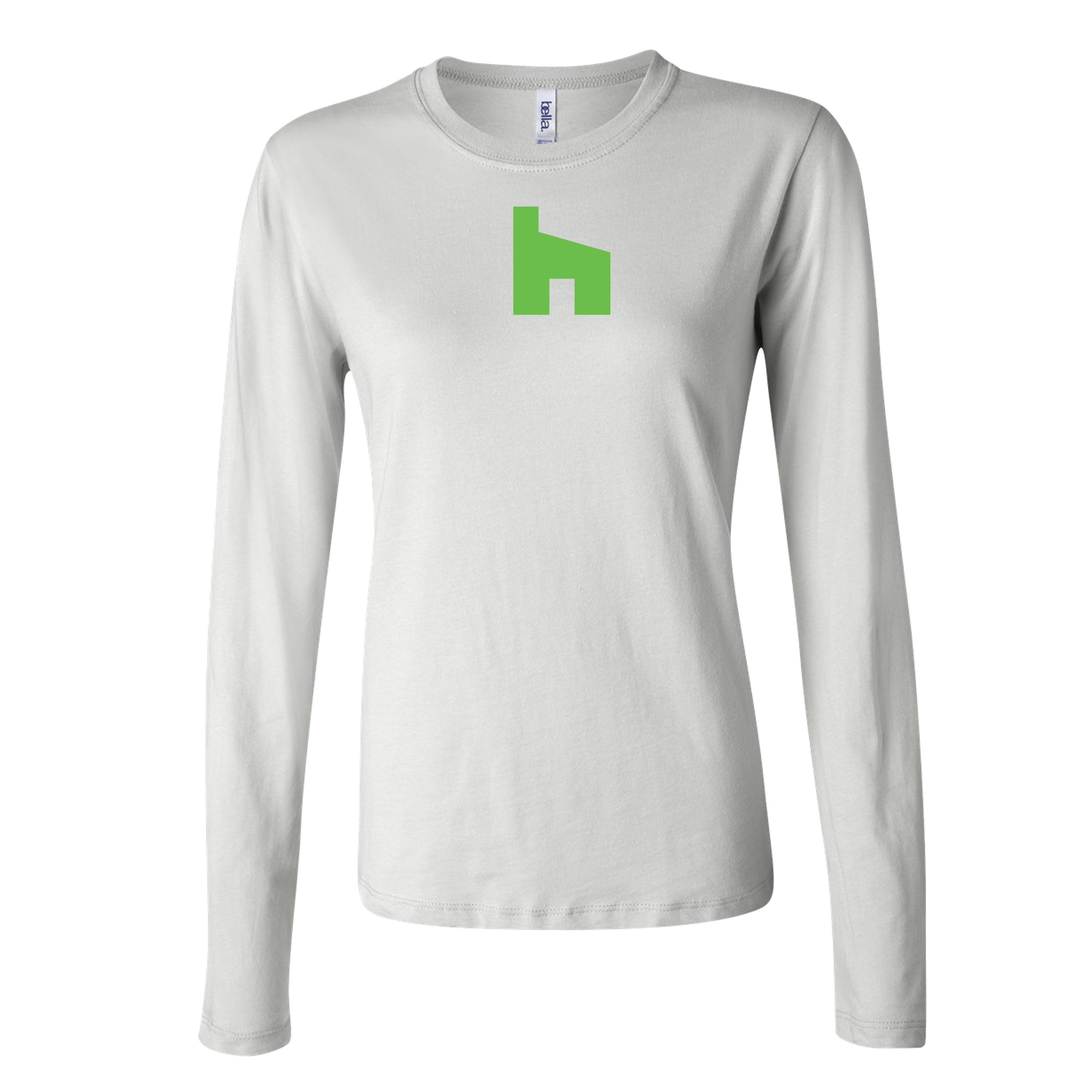 HG Center - Womens Cotton Long Sleeve (Center Chest)