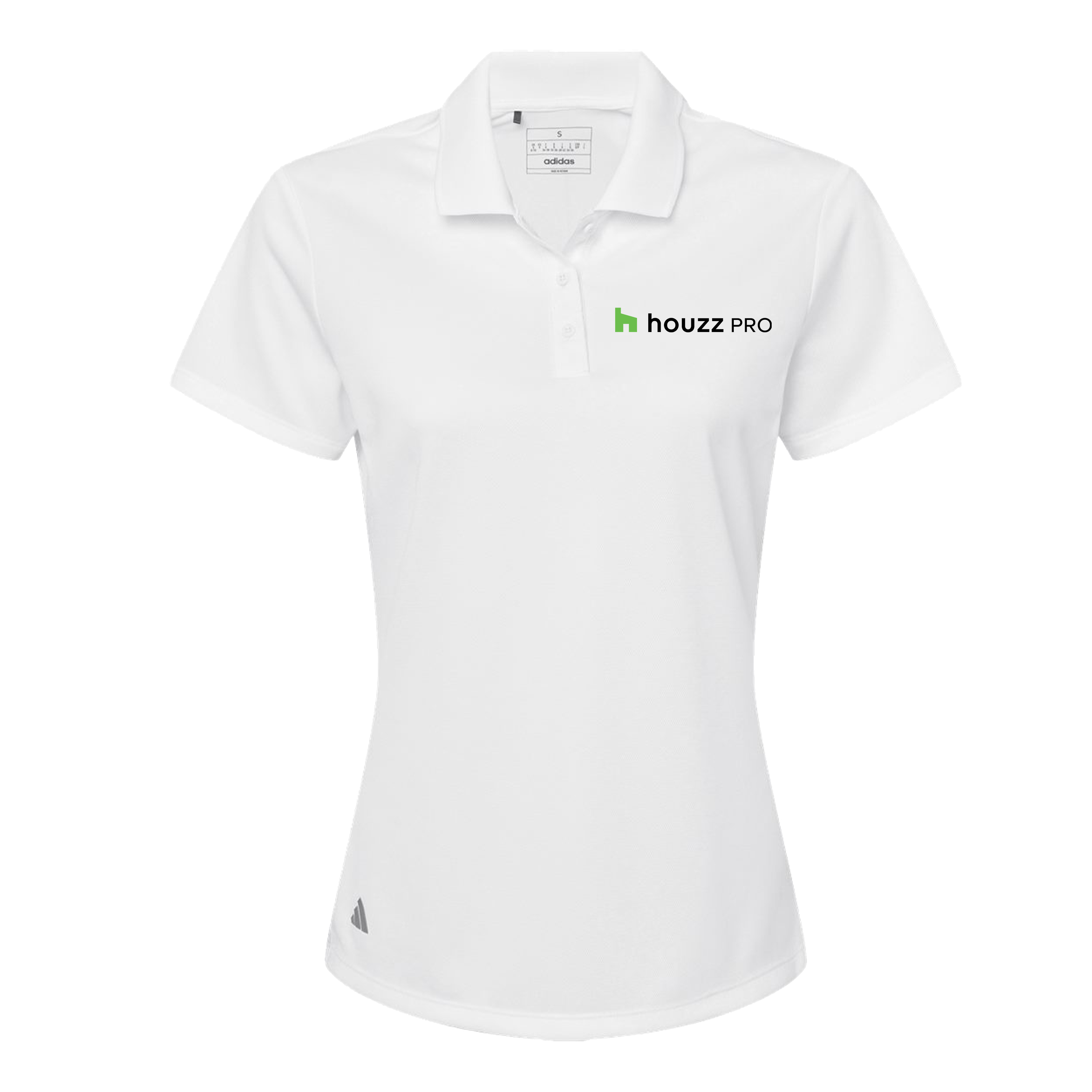 Houzz Pro G Pocket - Adidas Womens Polo (Left Chest)