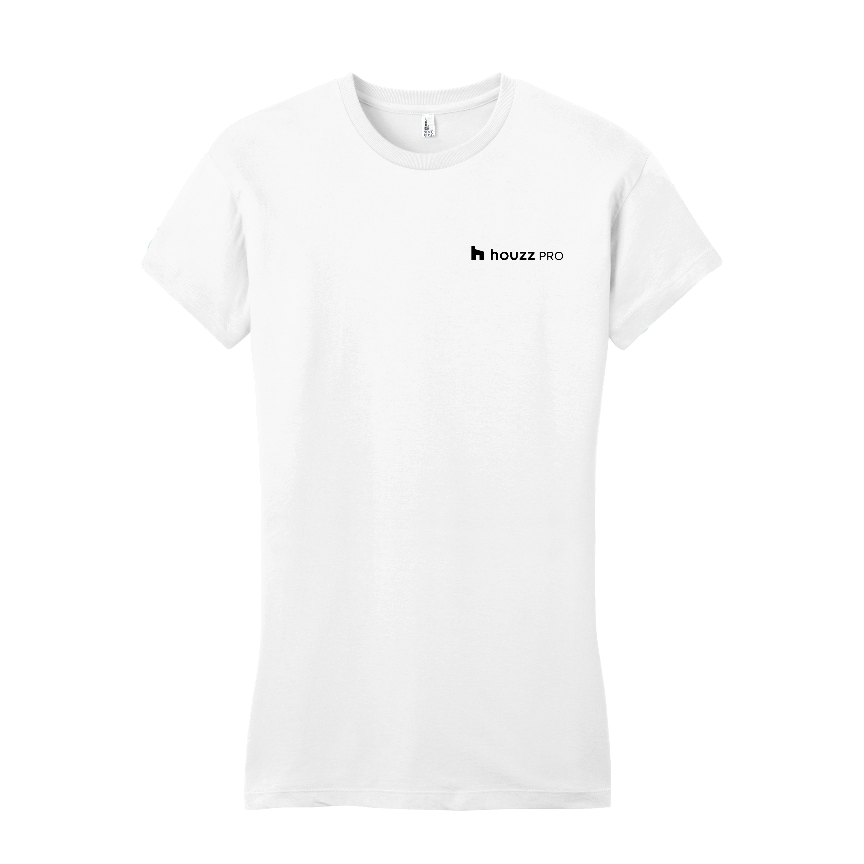 Houzz Pro BW Pocket - Women's Select Cotton T-Shirt (Left Chest)